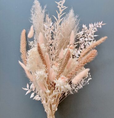 Trockenblumenstrauß "Peaches" Vintage Stil - Pampasgrasstrauß