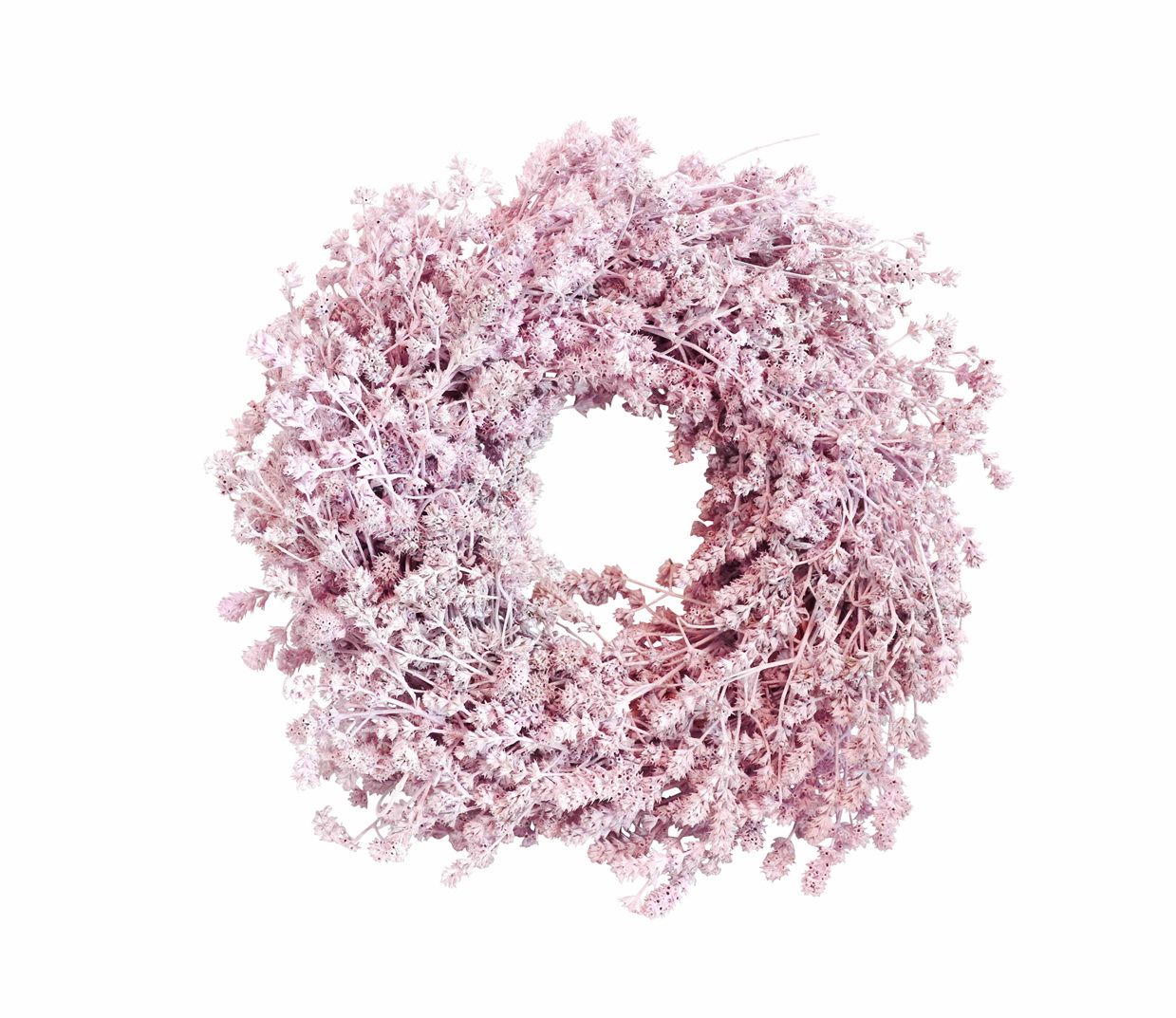 Leinenkraut Kranz, getrocknet -Trockenblumenkranz - 2 Farben zur Auswahl - Ø 25cm – Bild 3