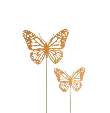 Gartenstecker Schmetterling - Gartenstecker - Vintage - Wetterfest