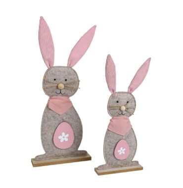 Felt Easter bunny - Display stand - Easter decoration