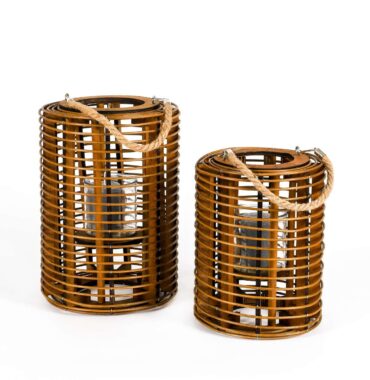 Rattan-Laterne Madera, Gartenlaterne
