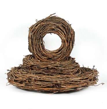 XXL natural vine wreath, handmade, rustic, decorative wreath