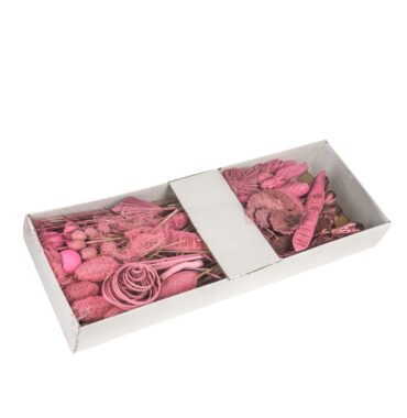 Exoten Sortiment getrocknet, fuchsia, ca. 125 Stück