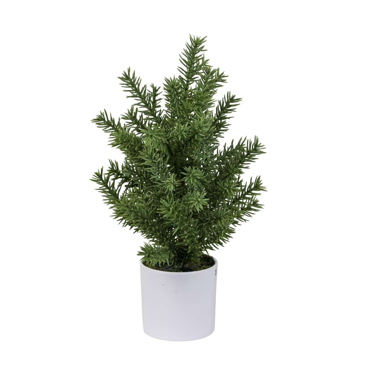 Small artificial fir tree - Christmas tree 25cm high, potted, green - decoration for Christmas and winter time