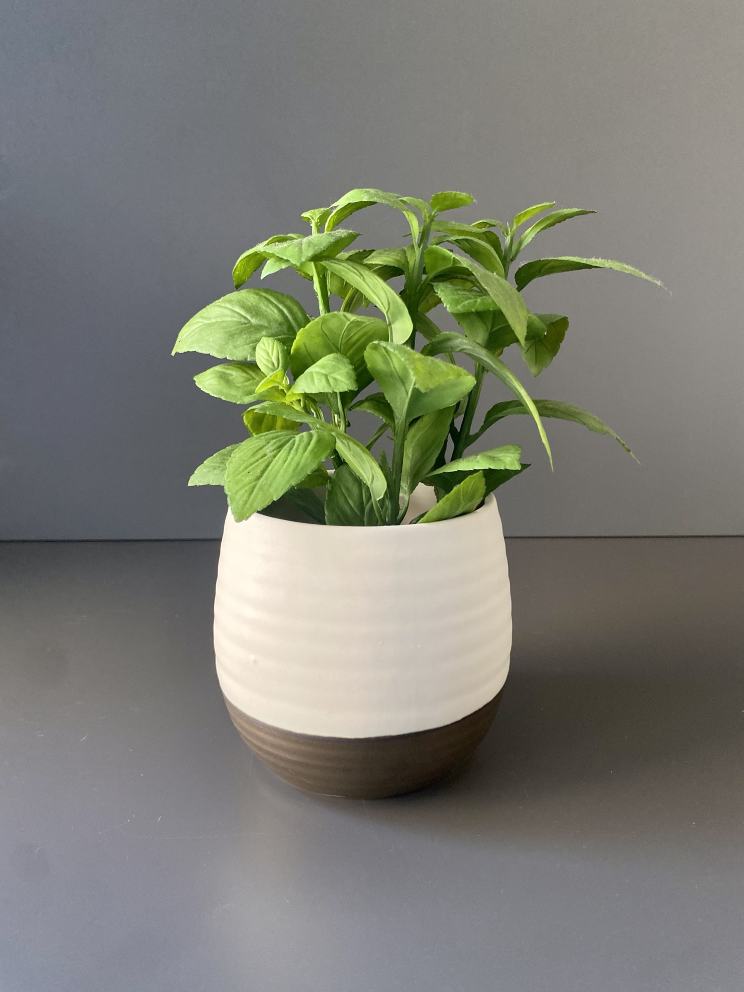 Blumentopf weiß-matt glasiert in 4 Größen - Runder Übertopf zum stilvollen Bepflanzen – Bild 3