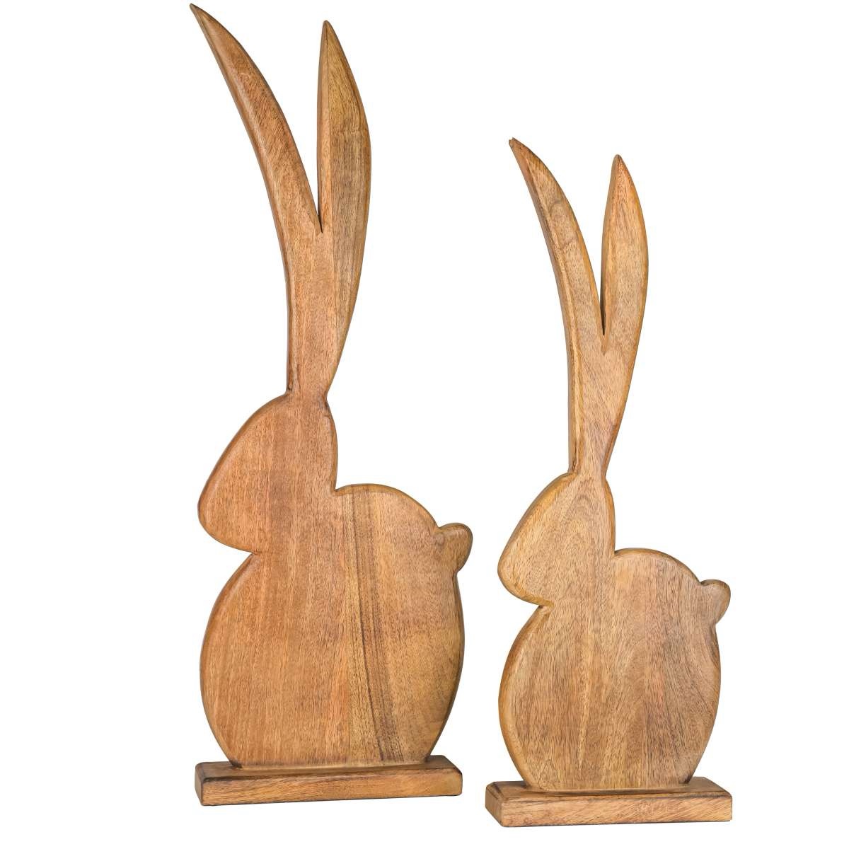 XL Easter Bunny Long Ear - Wooden Bunny - Large Wooden Figure - Easter Decoration - Gift
