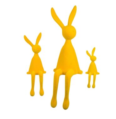 XL Easter bunny Eddie - Easter decoration - flocked bunny - spring decoration - gift idea - 3 sizes