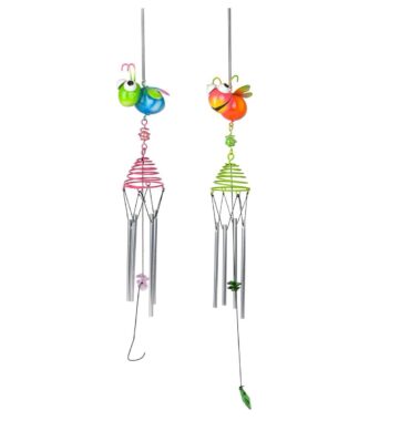 Metal beetle wind chime - garden decoration - gift idea - weatherproof - 2 colors