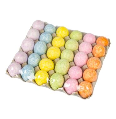 Colorful Easter eggs - Painted chicken eggs - 30 pieces - Colorful Easter decoration