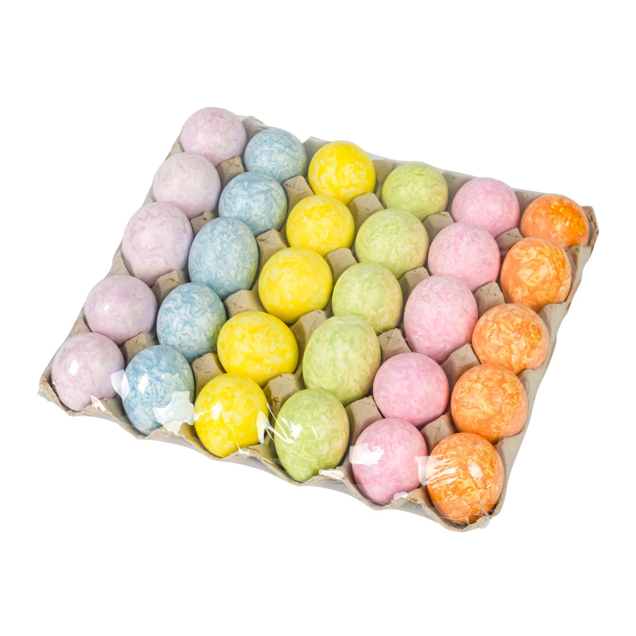 Colorful Easter eggs - Painted chicken eggs - 30 pieces - Colorful Easter decoration