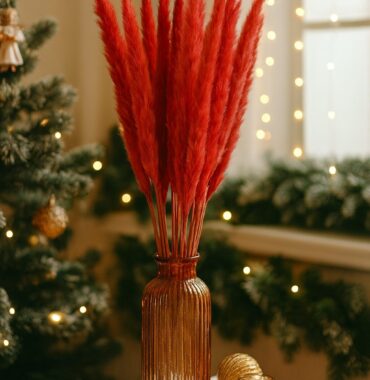 Getrocknetes Pampasgras Pink – Naturdekoration - 10 Stiele